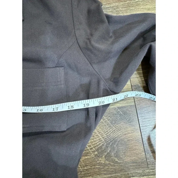 Vintage Jessica Howard Dress 10 Brown  Button Up Shirtdress Belt Max - Picture 5 of 6